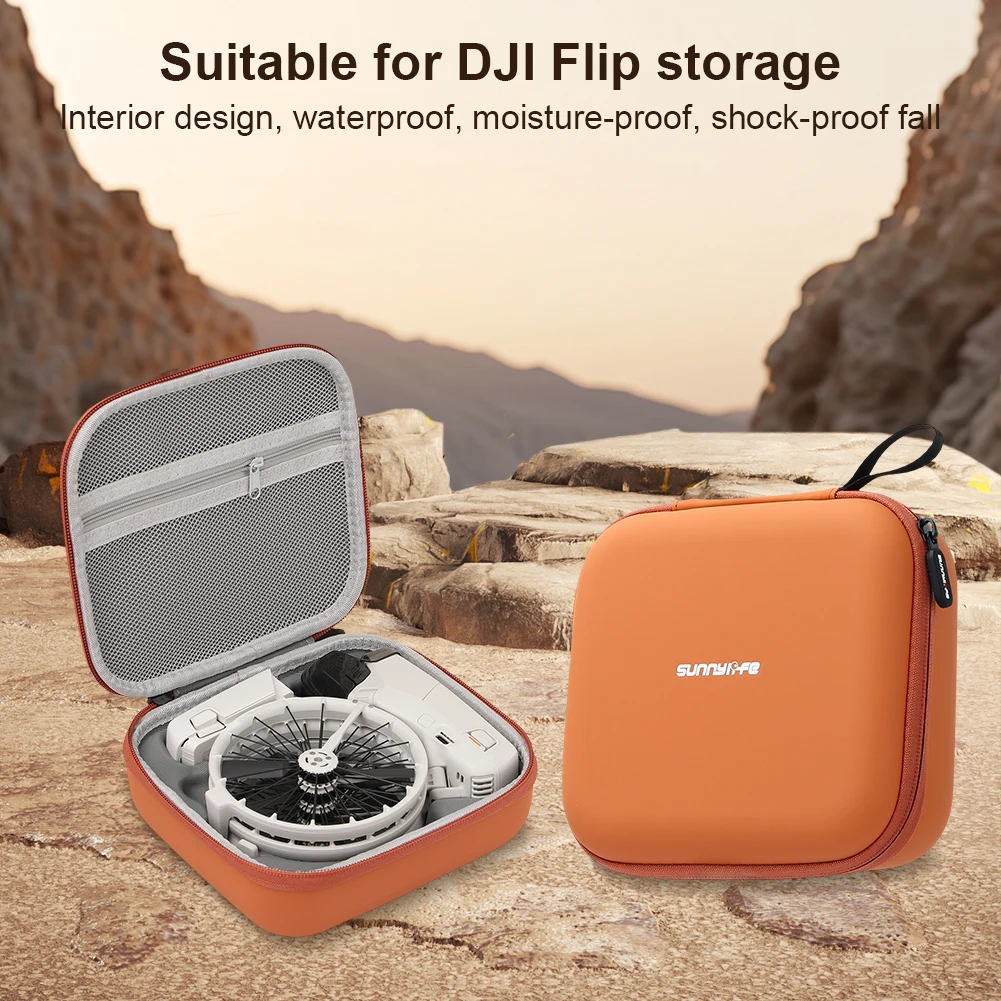 Estuche de transporte para DJI Flip Estuche De Viaje Caja de transporte a prueba de golpes Bolsa de almacenamiento Bolsa portátil Accesorios para drones para DJI Flip