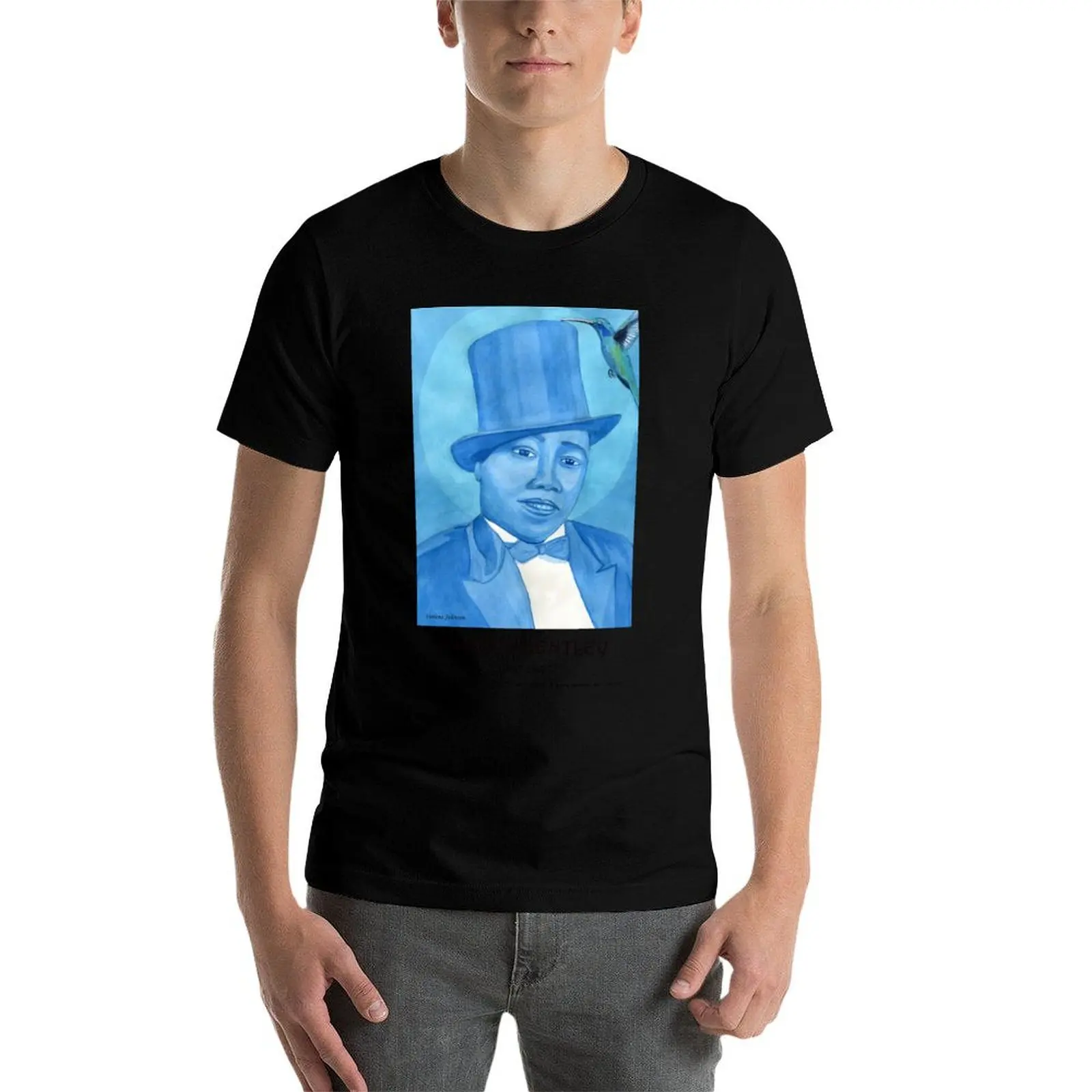 

Gladys Bently Portrait T-Shirt men t shirt cotton 100% t shirts for man graphic funny T-Shirt