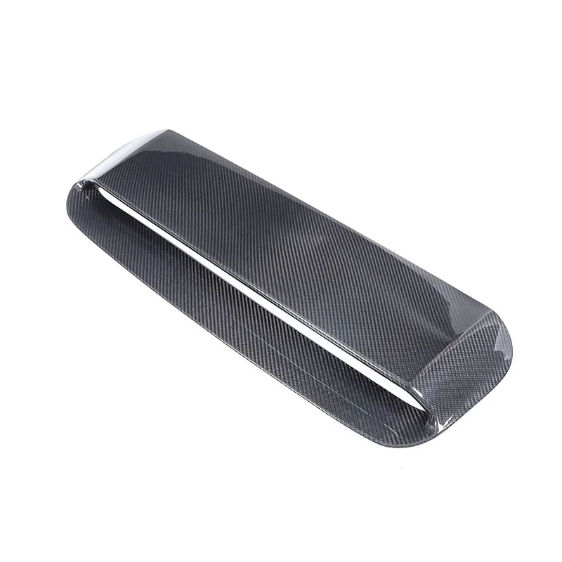 Gao Ruying For Subaru WRX Levorg 22-25 Real Carbon Fiber Car Hood Air Vent Decorative Cover Trim Car Accessories(Manual Version)