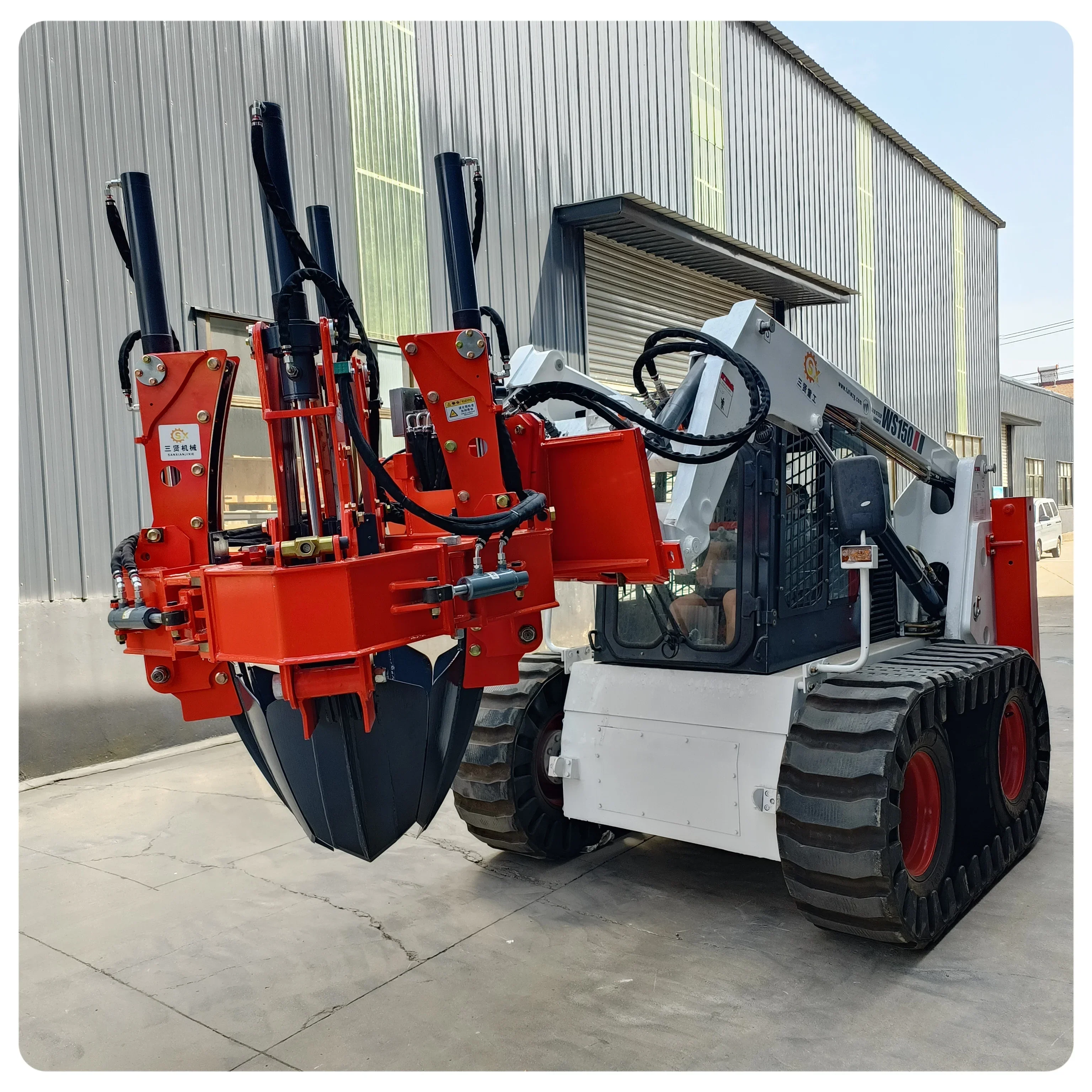 

Hot SalesFour Blade Tree Spade Tree Digging Machine Tree Mover Transplanter Garden Seedling Transplanter