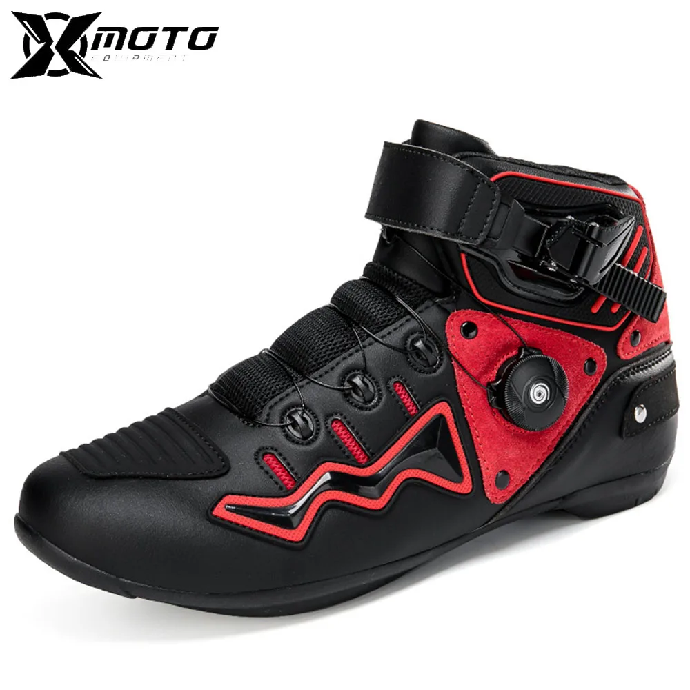 

Riding Porosity Motorcycle Seasons Breathable Protective Boots Off-Road Commuter Racing Motorcycle Protective Riding Boots New