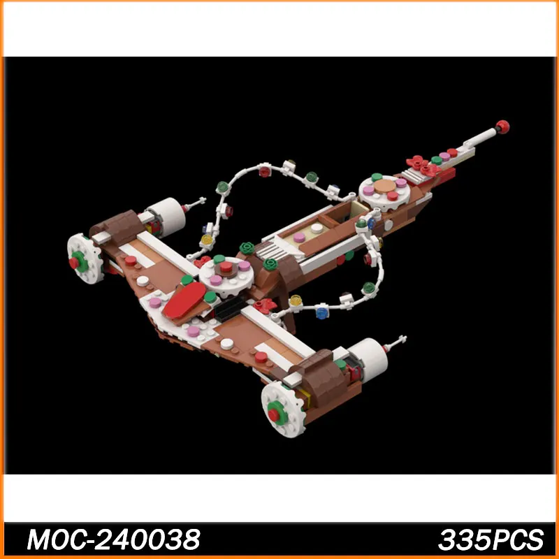 

MOC Building Block Space Wars Series MOC Gingerbread Space Spacecraft Creativity Education Puzzle Toy Juguetes Xmas Gifts 335PCS