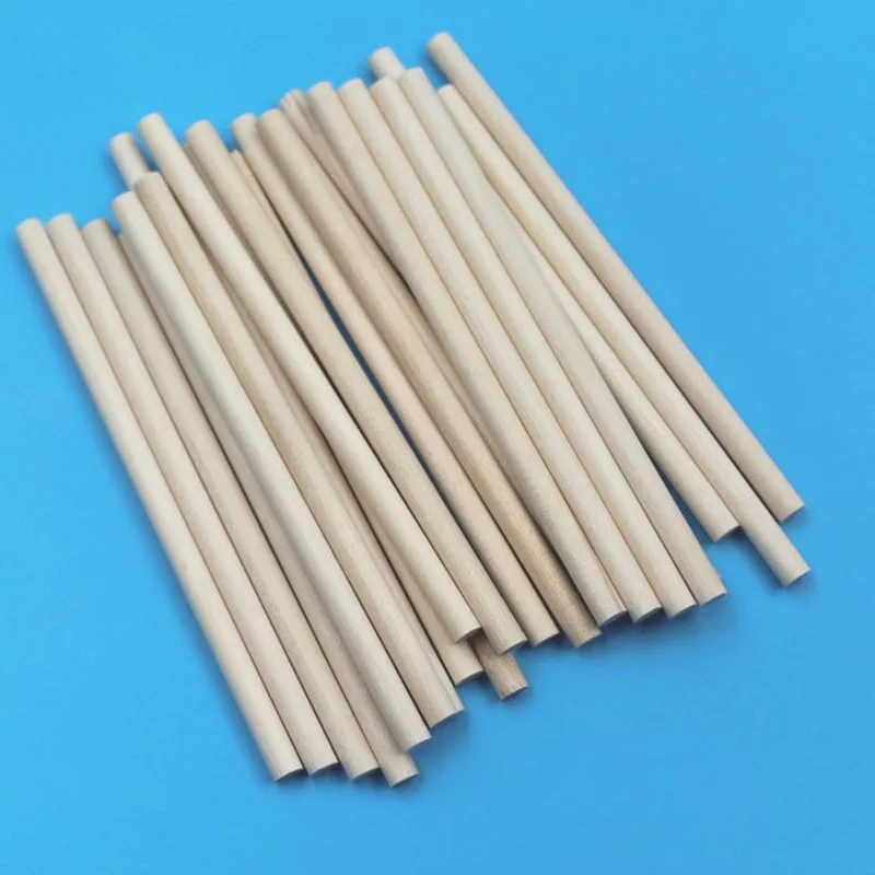 100pcs Wood Lollipop Stick Chocolate Sugar Candy Lollipop Mold Tool Ice Cream Sticks Handwork Art Crafts Cake Tools