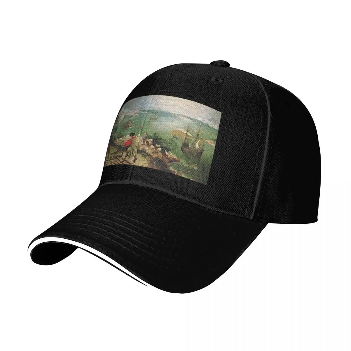 Seascape with ships - pieter bruegel the elder Baseball Cap Men Women Casual Summer Sport Sun Cap