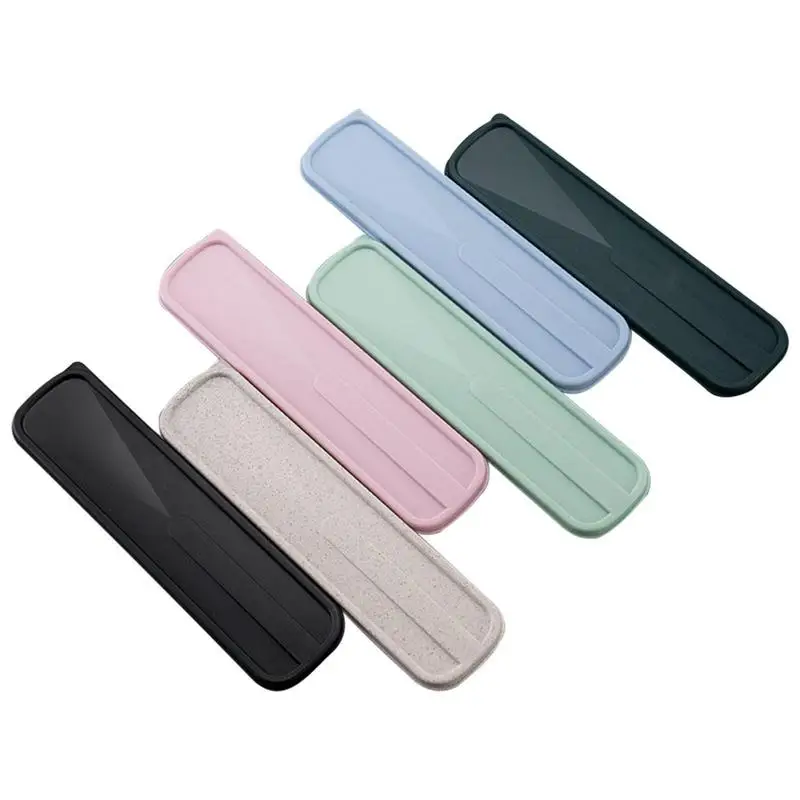 Portable Tableware Storage Box Eco-Friendly Cutlery Picnic Chopstick Spoon Container Travel Utensil Case Cutlery Container