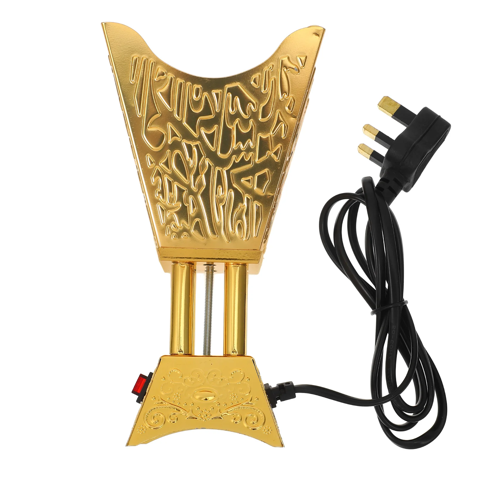 

Electric Incense Burner Aroma Censer Stove Home Decor Metal Reusable Longtime Desk Ornament Yoga Teahouse Arabian Style
