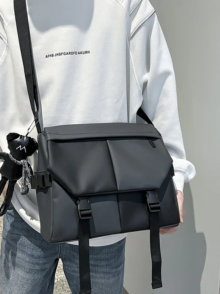 

Crossbody Bag Casual Functional Men's Large Capaci Travel Messenger Bags Trendy Brand Shoulder Bag Cycling Travel Messenger...