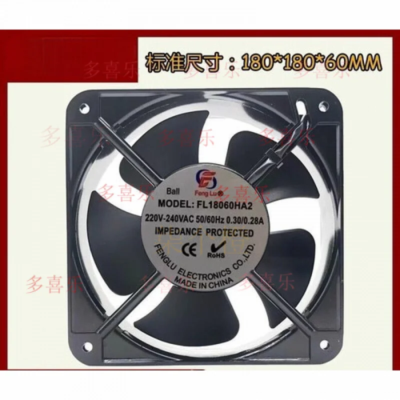 

WW для 1 шт. FL1806HA2 AC220-240V 58 Вт 18060 18 см охлаждающий вентилятор