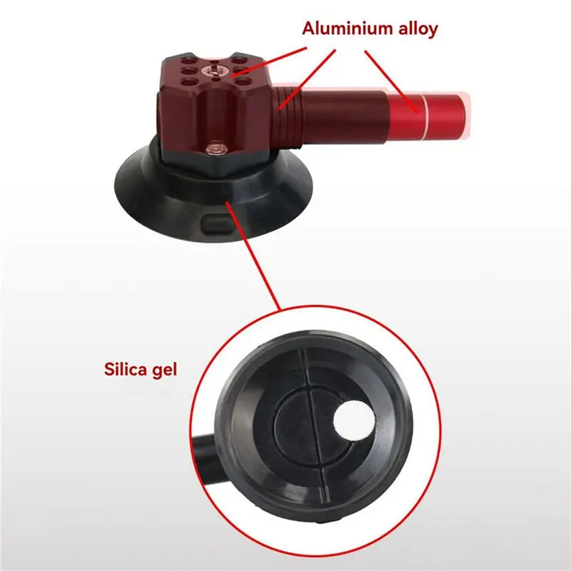 Y47A 4Pcs 3 Inch Car Photography Suction Cup Mount, First-Person Perspective, Aluminum Alloy, for GoPro Accessories, Black