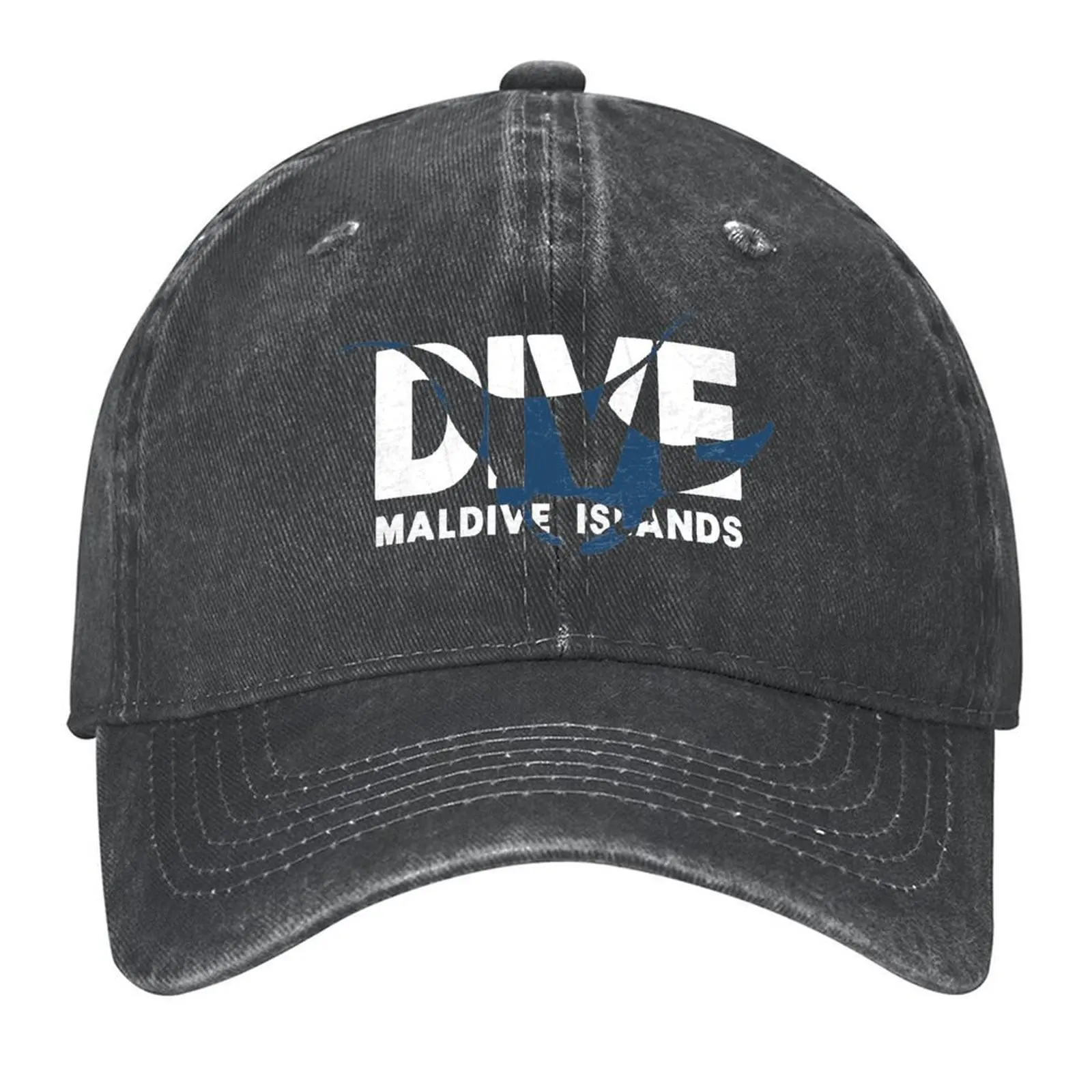 

Maldives DIVE Manta Scuba Diving Baseball Cap Ball Cap hats for men Sunscreen foam party Hat Women's Beach Men's