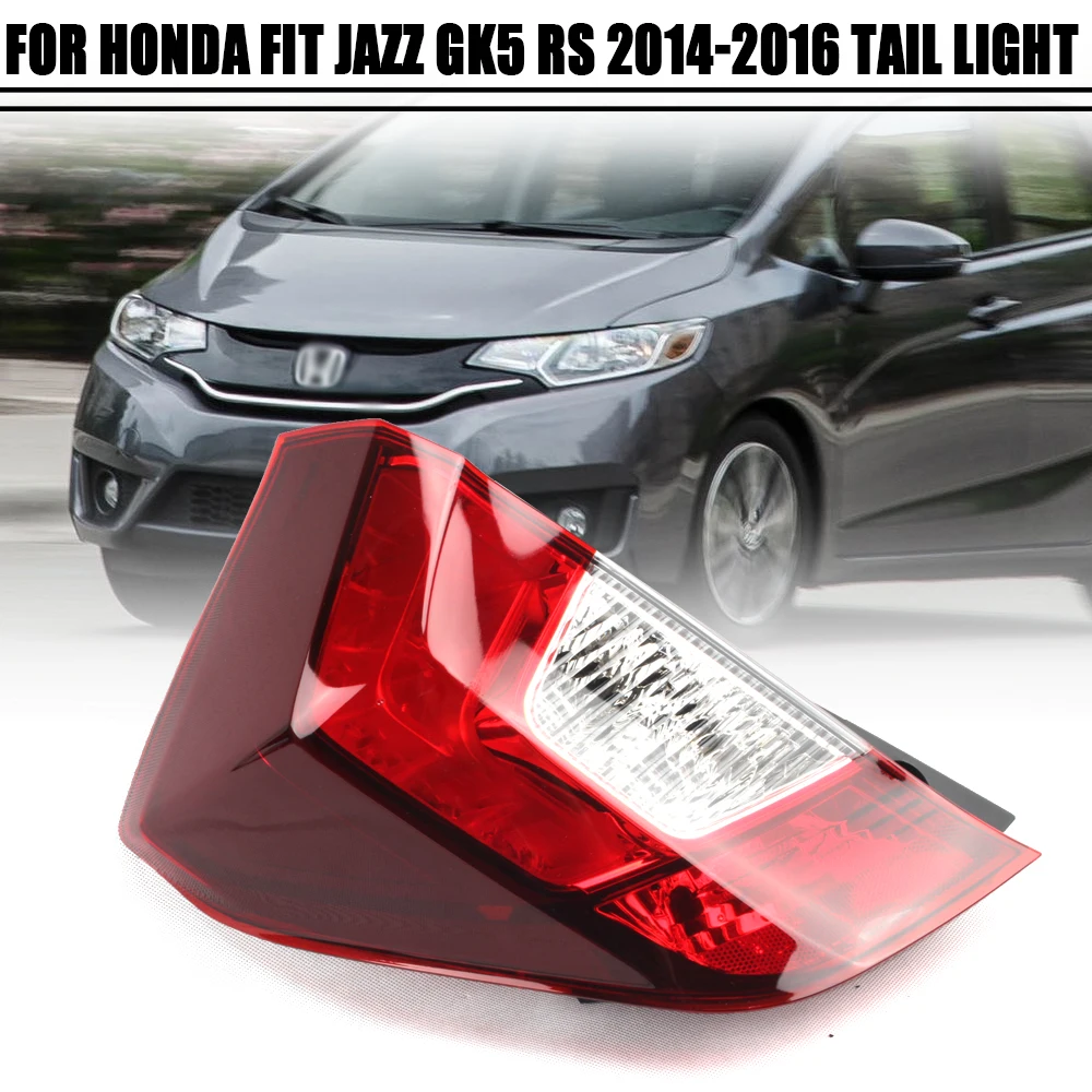 Left/Right Side Tail Lamp FOR HONDA FIT JAZZ GK5 RS 2014 2015 2016 Rear Tail Light Brake Lamp with