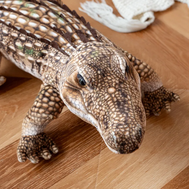 ตุ๊กตาจระเข้จำลอง ขนาด 68/96 ซม. ของเล่นตุ๊กตาจระเข้เนื้อนุ่มเหมือนจริง ของขวัญวันเกิดสำหรับเด็กผู้ชาย