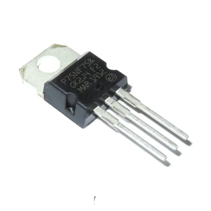 100PCS/Lot P75NF75 STP75NF75 TO220 75V 80A N-channel MOSFET New Original