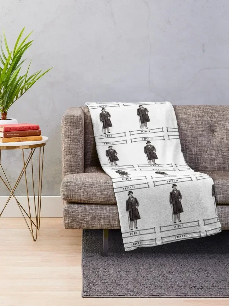 Hercule Poirot Throw Blanket Nap christmas gifts Blankets