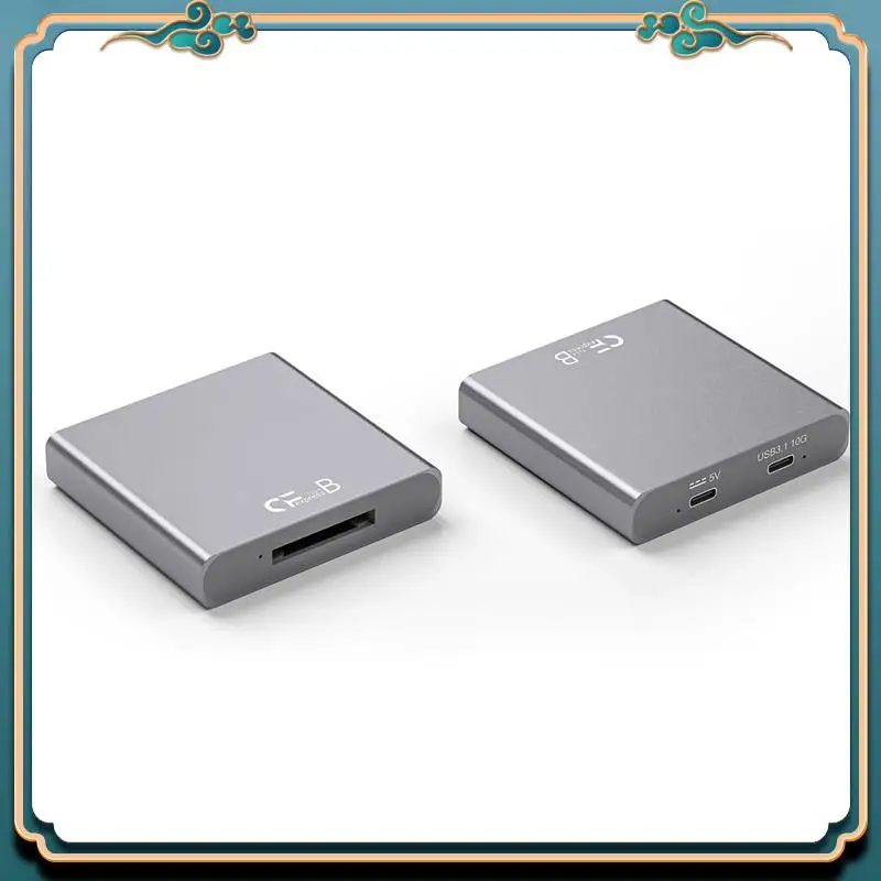 

(New)-Cfexpress Type B Card Reader USB3.1 10Gbps Type B Cfexpress Card Reader Adapter Gray For CFE Type-B