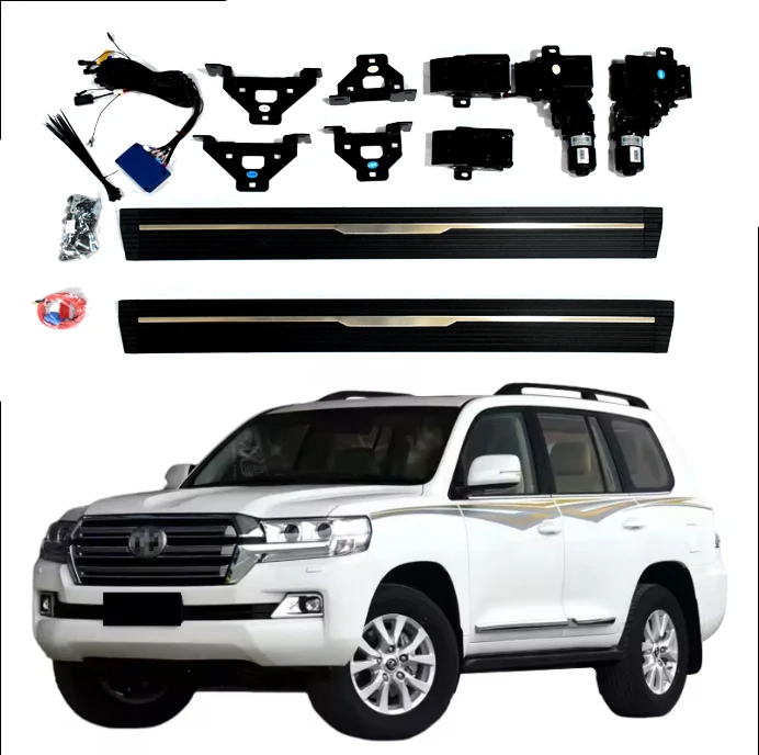 

Waterproof and Rust-proof Aluminum Alloy Electric Side Step for TOYOTA Land Cruiser LC200 Power Running Board