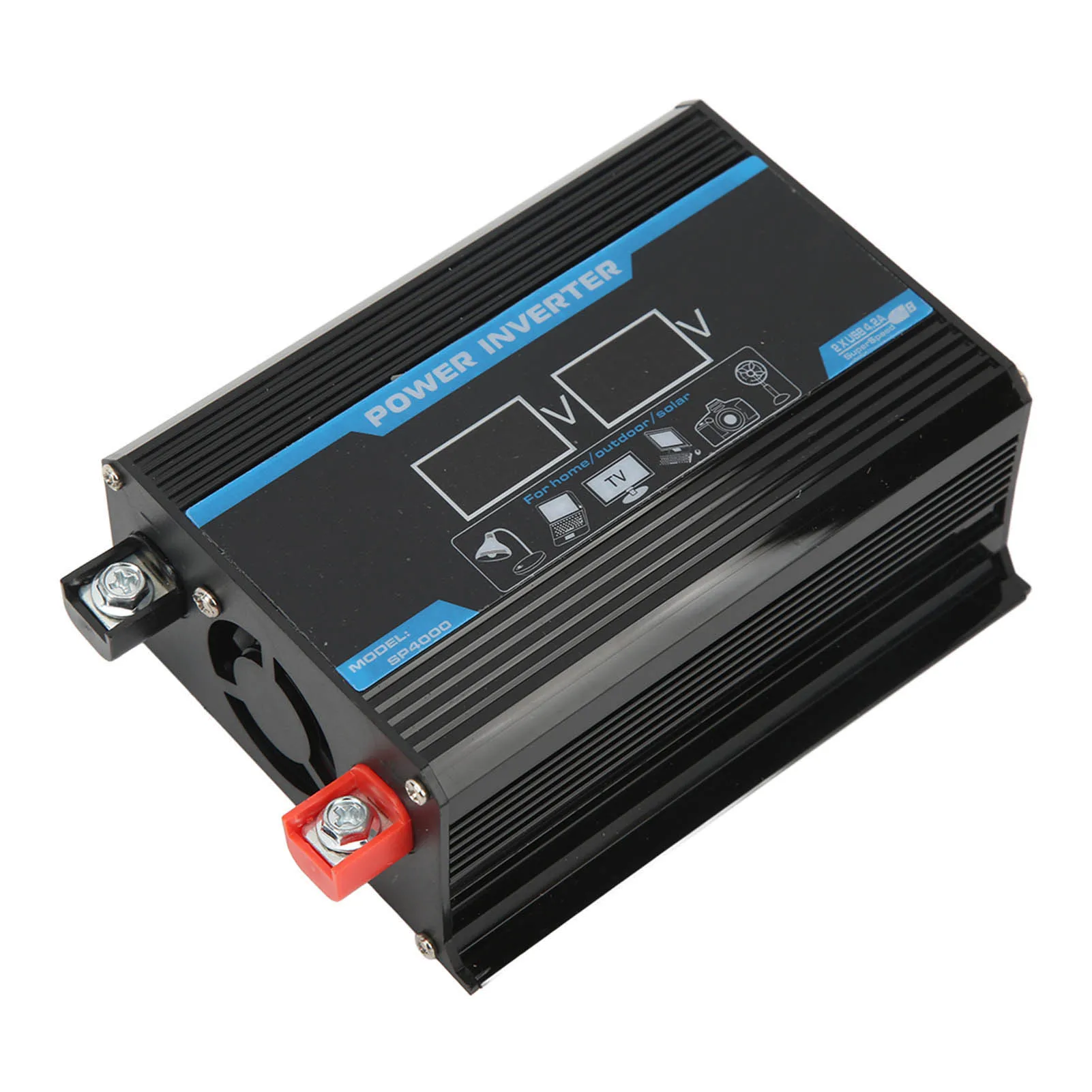 

300W Modified Sine Wave Inverter USB Car Power Inverter Adapter LED Display 12V to 220V
