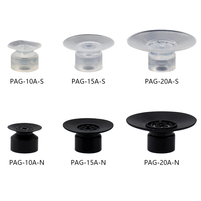 

10pcs/lot PAG Series Vacuum Suction Cups Paper Film Suction Cups PAG-10 PAG-15 PAG-20 PAG-25