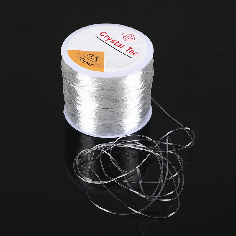 Trong Elastic Crystal Beading Thread Cord Jewelry Making Necklace Bracelet Diy Beads String Stretchable Thickness