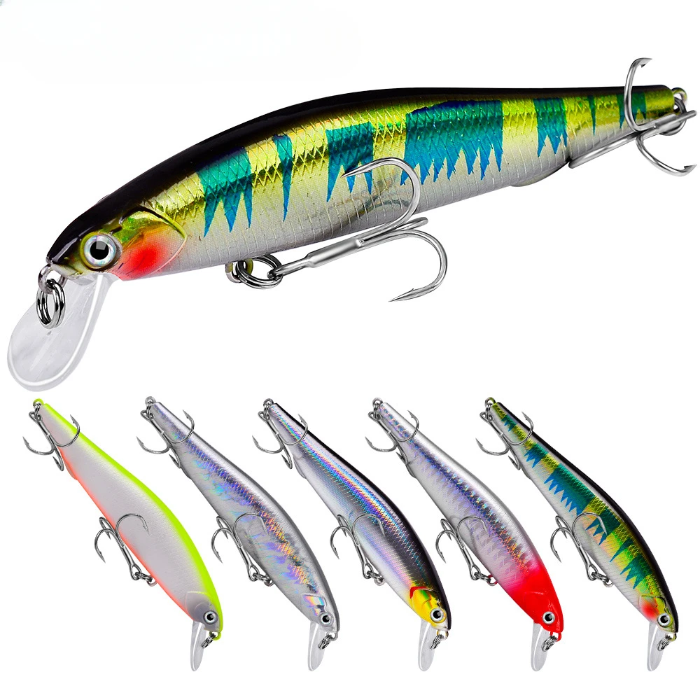 

Minnow Spinning Jerkbait Top Fishing Set Lures Crank Wobbler Hard Bait Quality Professional Minnow for Fishing Tackle