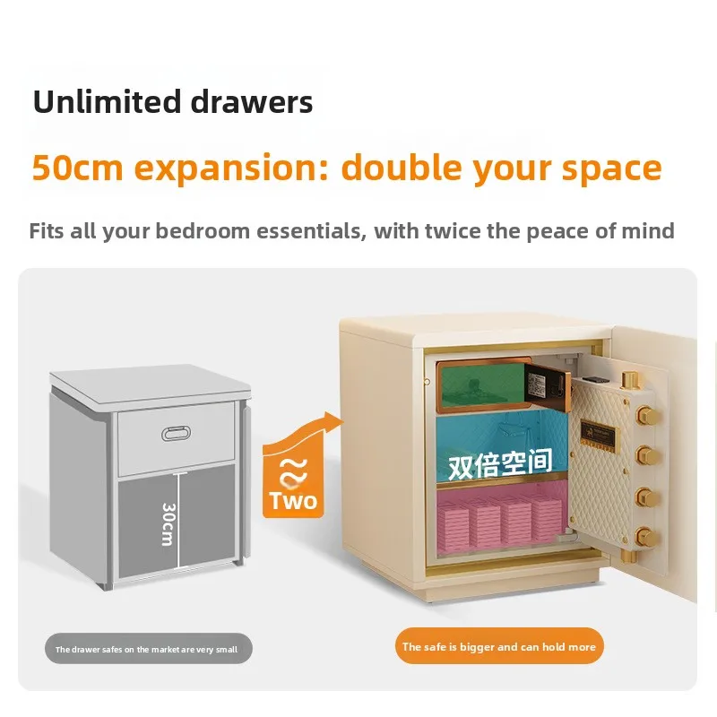 yjq safe home Nordic medieval living room sofa bedroom bedside invisible anti-theft safe