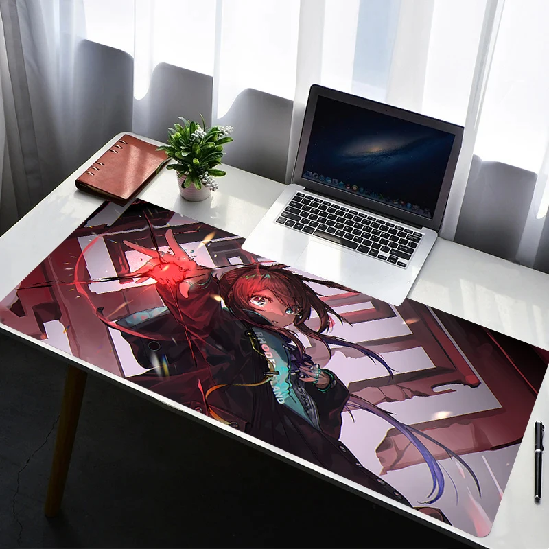 

Mouse Pad PC Non Slip Rubber Anime Mousepad Laptop Gamer Cabinet Keyboard Pad Office A-arknights Computer Gaming Desk Mouse Mat