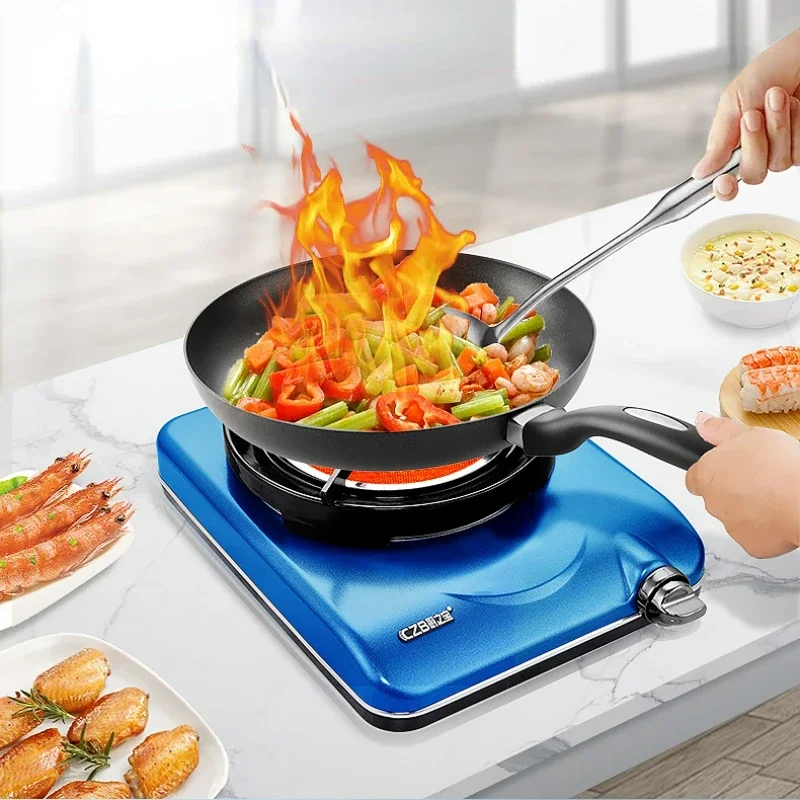 

Infrared Knob Temperature Control Gas Single Stove 1100℃ Intense Fire Table Gas Stove Natural Gas Camping Stove Portable