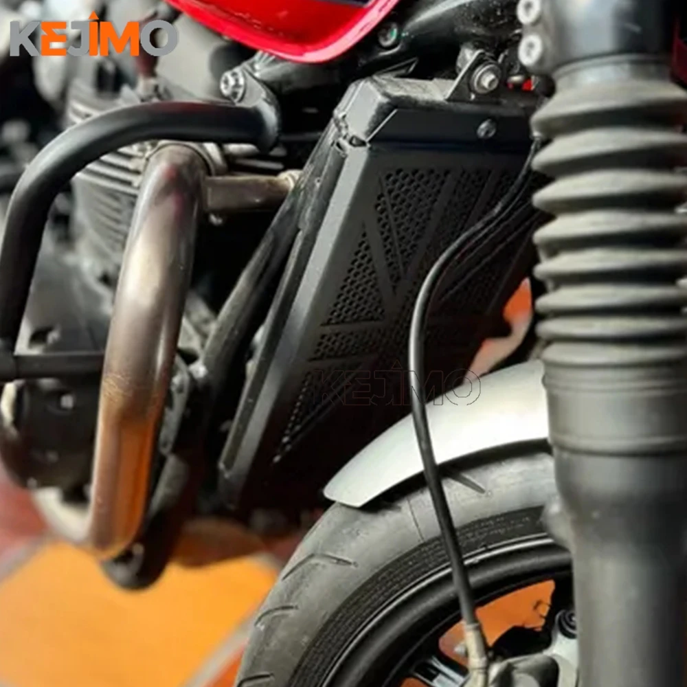 

Radiator Guard Grille Cover Radiator Protection FOR Bonneville T100 T120 Bobber Street Black Speed Twin/Cup/Scrambler ThruxtonRS