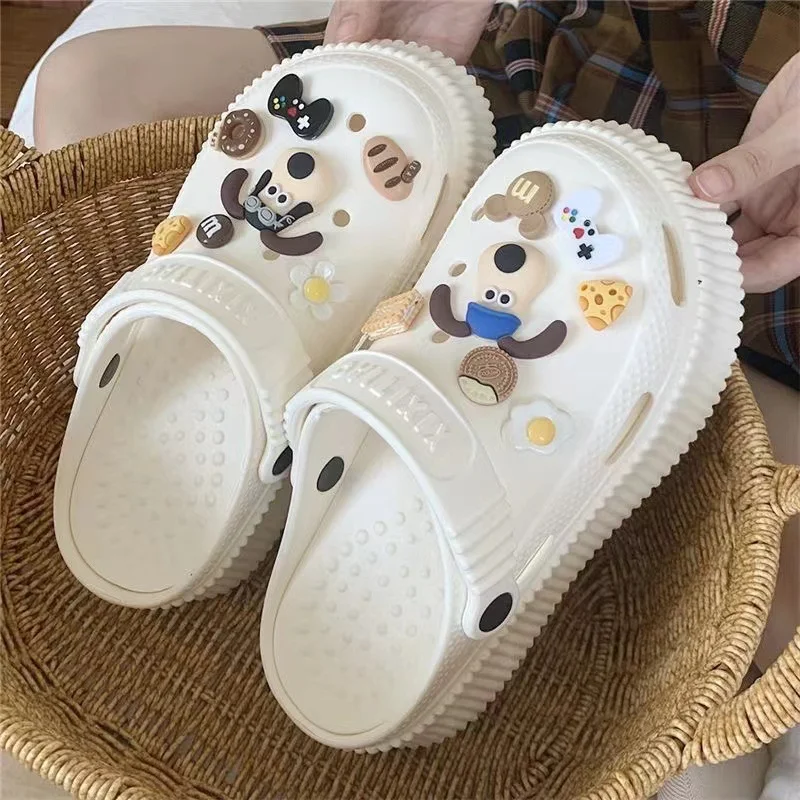 14PCS Shoe Charm for Crocs DIY Creative Cartoon Animal Shoe Decoration Buckle for Croc Charms Hole Shoes Accessories