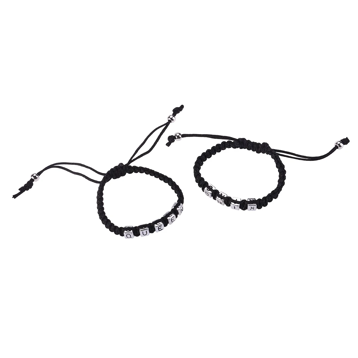 مجموعة أساور للأزواج مكونة من قطعتين من أساور العشاق المصنوعة يدويًا خفيفة الوزن ومتينة وتصميم رائع هدية مثالية لصديقها #5