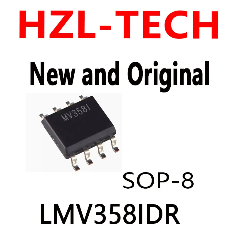 100PCS  SOP8 LMV358 SOP LM358IDR LMV358I SMD MV358I SOP-8 LMV358IDR