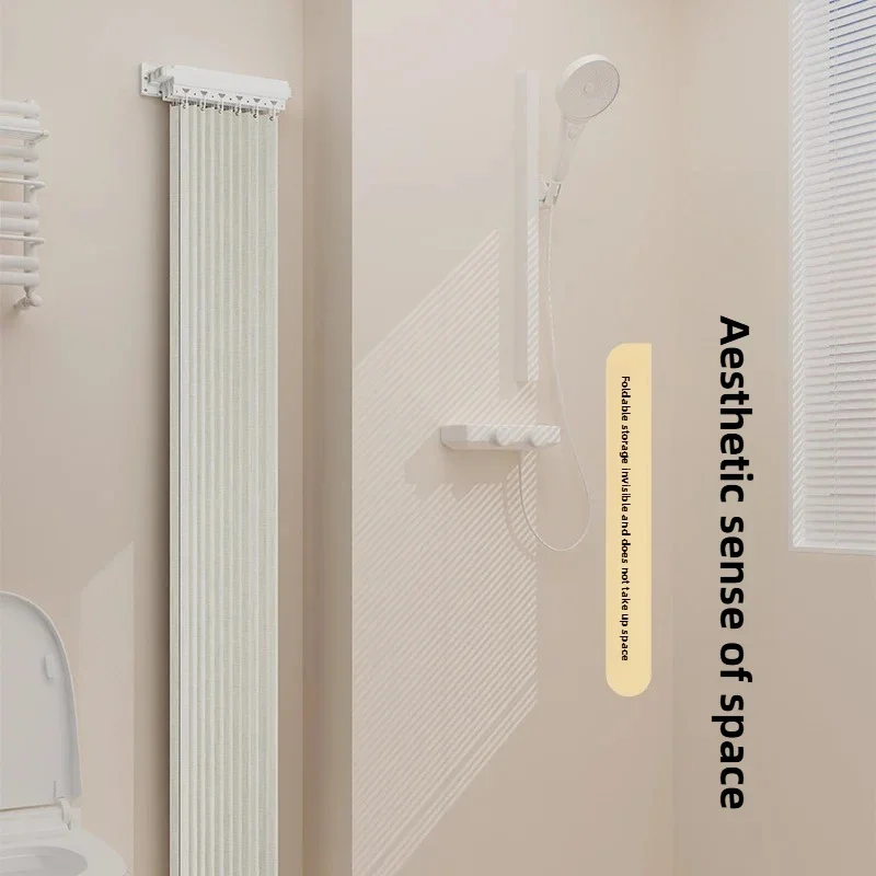 Divisor  ducha flexible y plegable, pantalla impermeable en forma  C/U, partición  baño  lujo que ahorra espacio para se