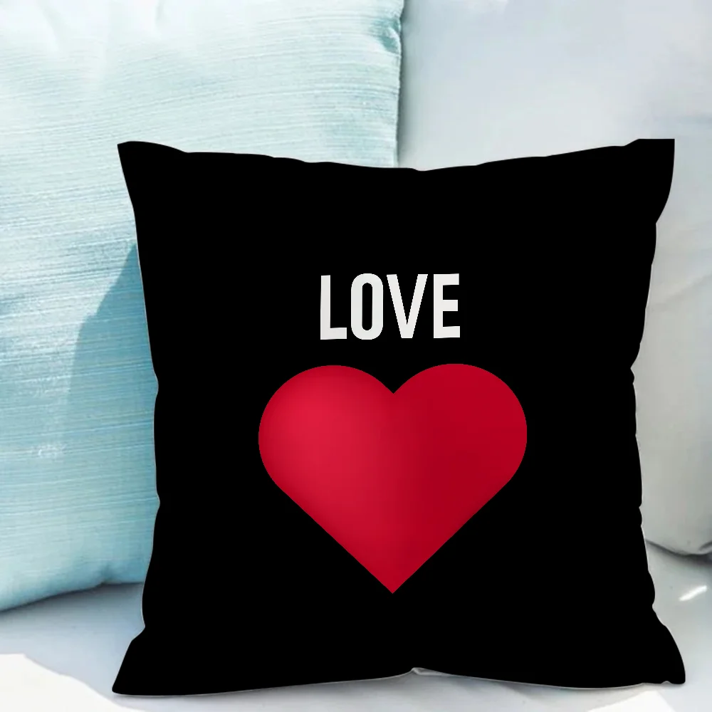 Heart Travel Pillow Cover 45x45 Cristiano Ronaldo Decorative Pillows for Sofa Kissen Bratz Cushion Covers Dome Kun Anuel Vape Tn