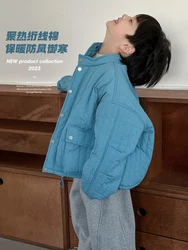 幼児用の厚手のコットンパーカー,ジャケット,女の子の服,秋と冬のコート