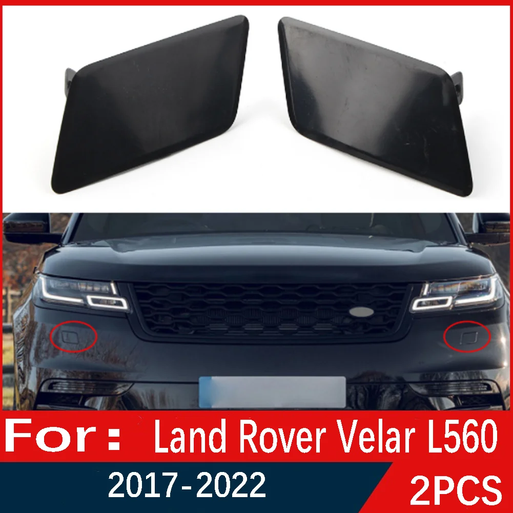 

Car Front Bumper Headlight Water Spray Nozzle Cover Washer Nozzle Cap For Land Rover Range Rover Velar L560 2017 2018 2019-2022