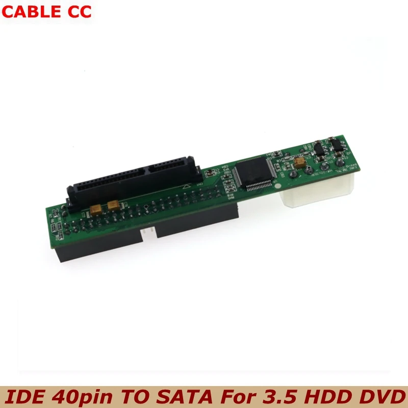 

1pcs/lot Sata to IDE Adapter Converter 2.5 Sata Female to 3.5 inch IDE Male 40 pin port 1.5Gbs Support ATA 133 100 HDD Serial