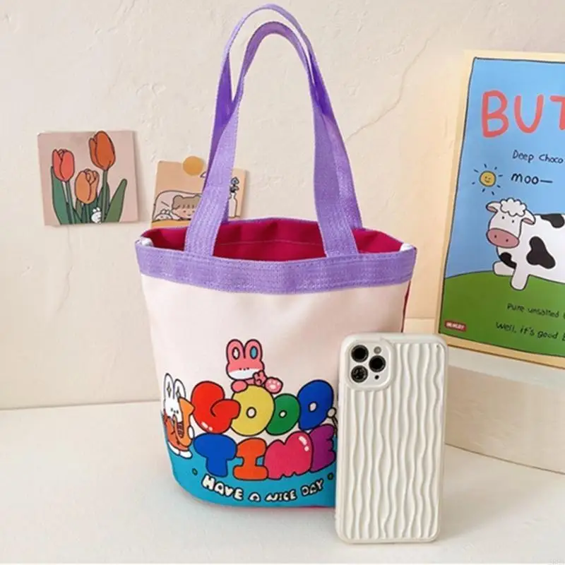

Bucket Bag Small Bucket Tote Bag Cartoon Handbag Purse Small Shopping Bag 20CA