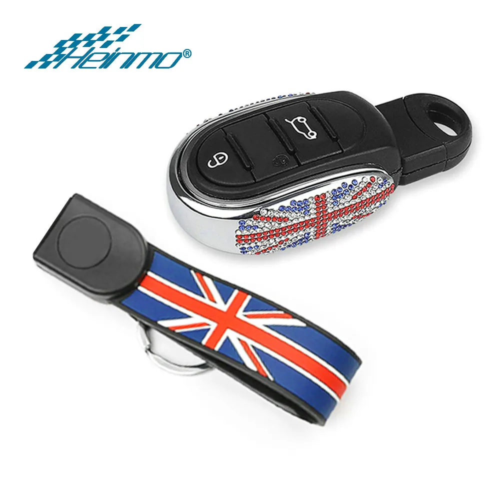 Car Compatible with F60 F54 Clubman Countryman F55 F56 Diamonds Key Case Cover Protection Shell Remote Fob Holder Accessories