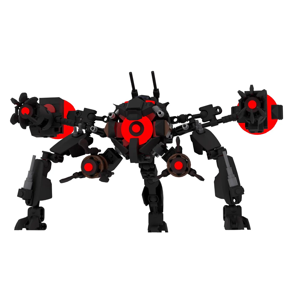 

455PCS Strike Spider Sound Man Building Blocks Video Game Mecha Model Toy Unique Gift for Toilet Fans Holiday Present