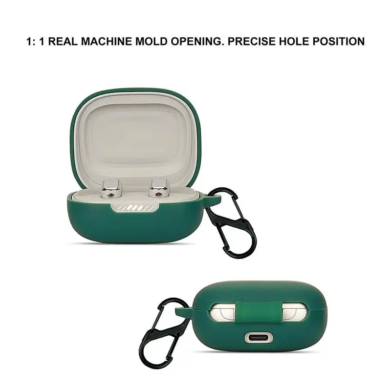 Silicone Protective Case for JBL WAVE FLEX Wireless Earphone Cover Dust Shockproof Shell Washable Housing Sleeve