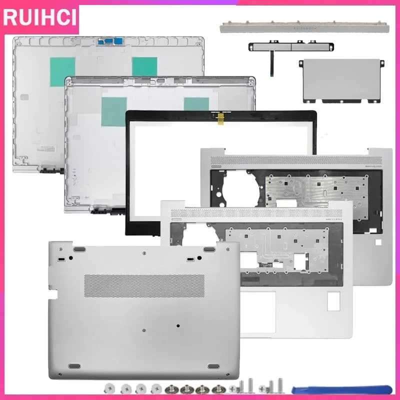 

New For HP Elitebook 740 G5 745 G5 840 G5 LCD Back Cover Front Bezel Palmrest Lower Bottom Case Hingecover L15502-001 L28403-001