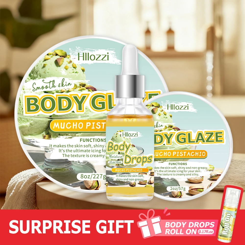 

Набор фисташек включает в себя капли тела длиной 30 мл/1 жидких унций и глазурь для тела объемом 2 унции/57 г или 8 унций, плюс бесплатный ролик длиной 5 мл/0,17 г.