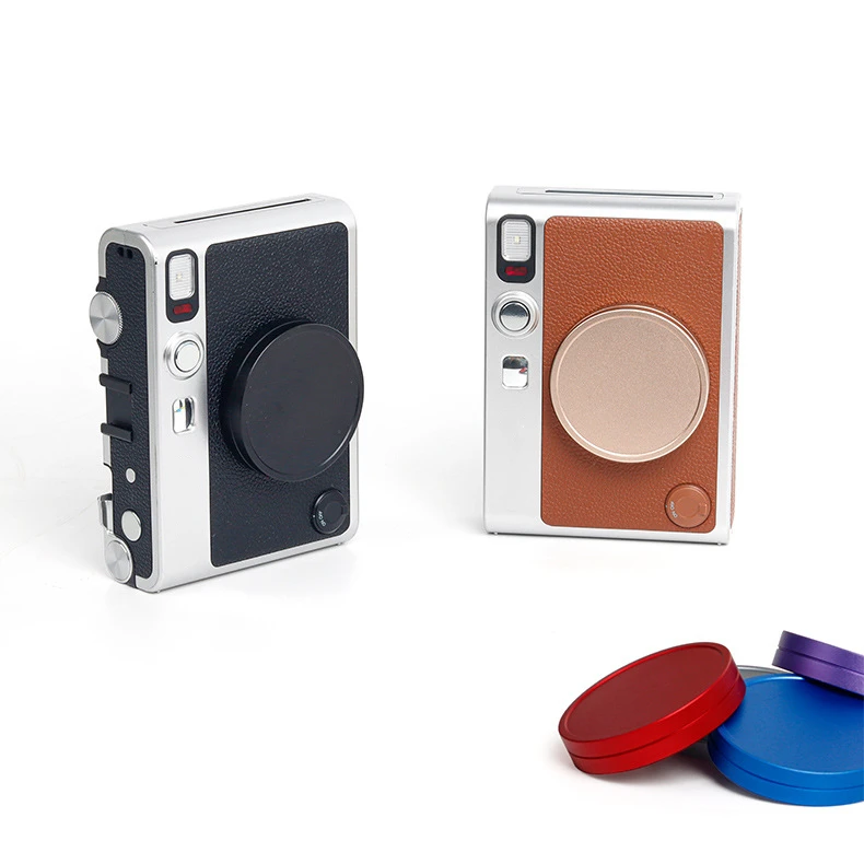 Lens Cap for Instax Mini Evo Camera Dustproof Waterproof Aluminum Alloy Protective Cover