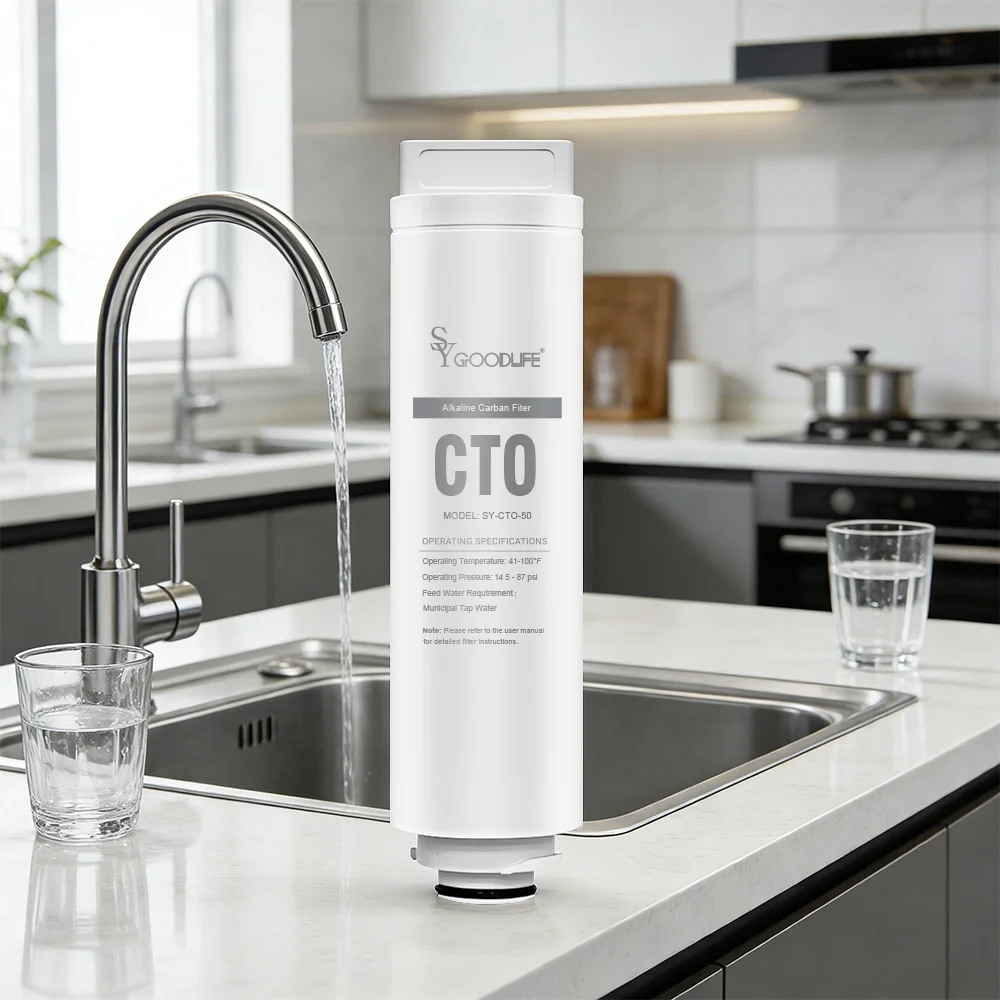 

Сменный фильтрующий картридж CTO, 3-секундный сменный фильтрующий картридж для удаления хлора и запаха без инструментов для SYGOODLIFE SY-U50