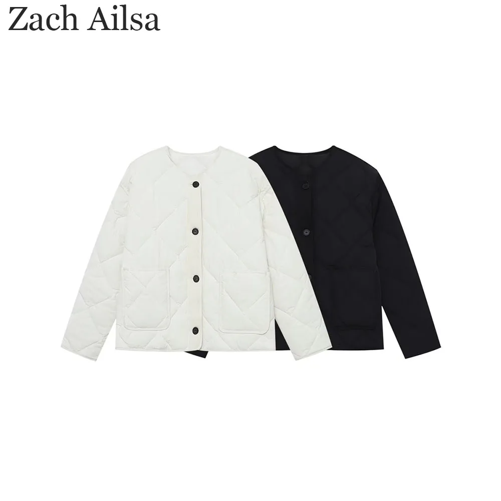 

Осенний новый продукт, женская водонепроницаемая хлопковая куртка с круглым вырезом и карманами, куртка, пальто