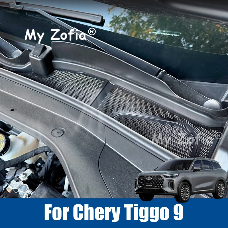 

For Chery Tiggo 9 2025 2026 Car Engine Air Inlet Protective Cover Inner Air Outlet Cover Outer Engine Air Vent Trim Accessories