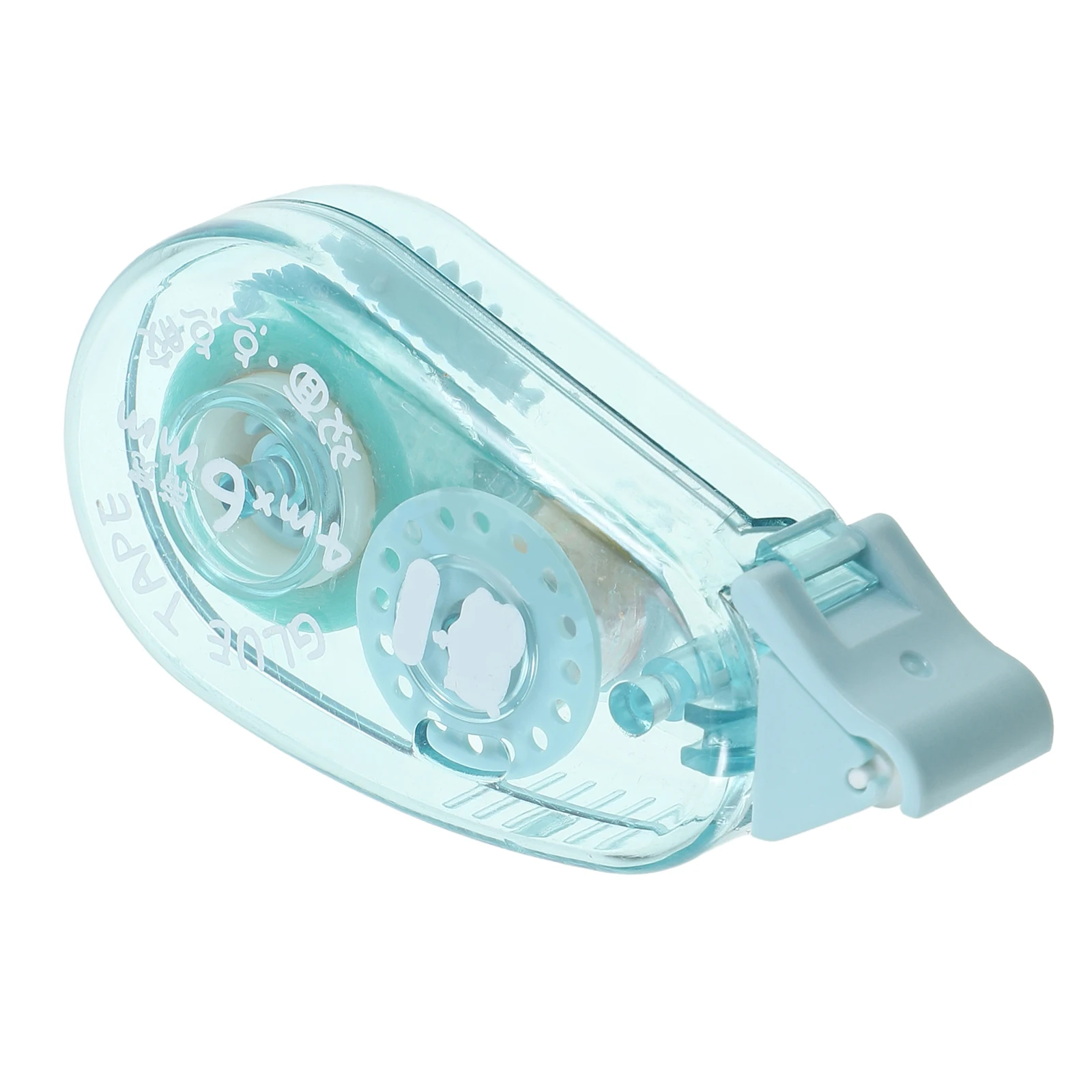 Pointed Double Sided Glue Tape Roller Craft Adhesive High Viscosity Blue Student Use Scrapbook Dot Transparent Two Sided Tape