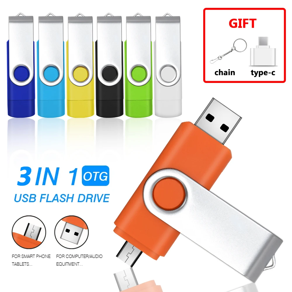 2022 Hot Selling Usb Flash Drive2.0 4Gb 8Gb 16Gb 32Gb 64Gb Usb Memoria Stok Rotabble pen Drive Voor Smart Telefoon/Pc Custom Logo