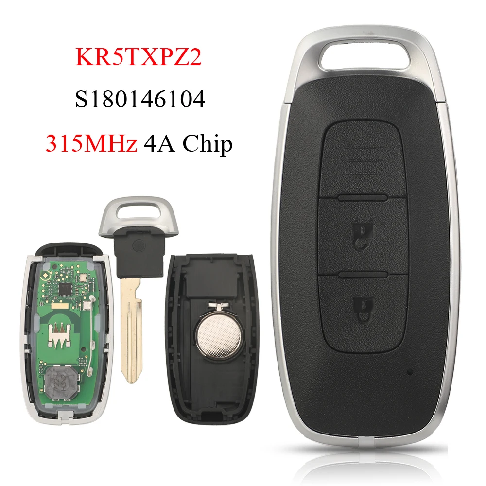 

jingyuqin KR5TXPZ2 S180146104 315MHz 4A Car Smart Remote Key For Nissan X-Trail Pathfinder 2023 2BTN Keyless Control 285E3-5MP0A