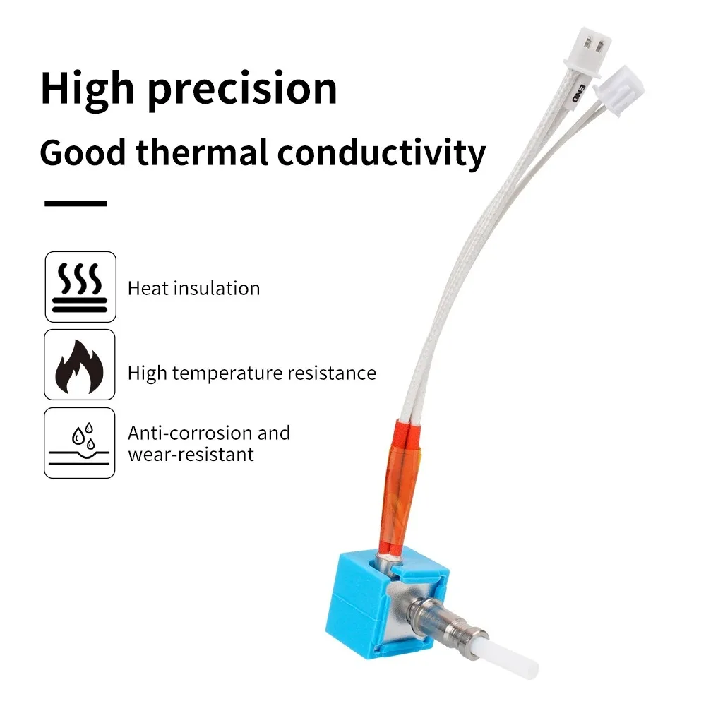 3Pcs Upgraded J-Head Hotend For Anycubic Kobra 24V 40W Heated Block Heat Break Cartridge Heater 3D Printer Replacement Impresora
